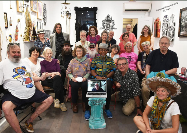 Photograph of the divers that participated in the 2022 group exhibition at the Dupree Gallery in Philadelphia PA