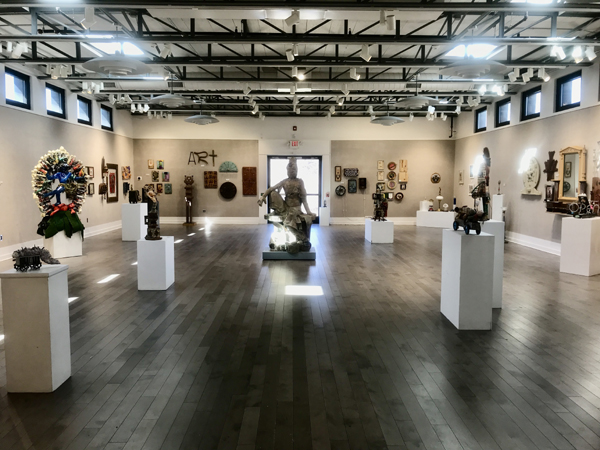 Dumpster Diver exhibit at Chester County Art Association